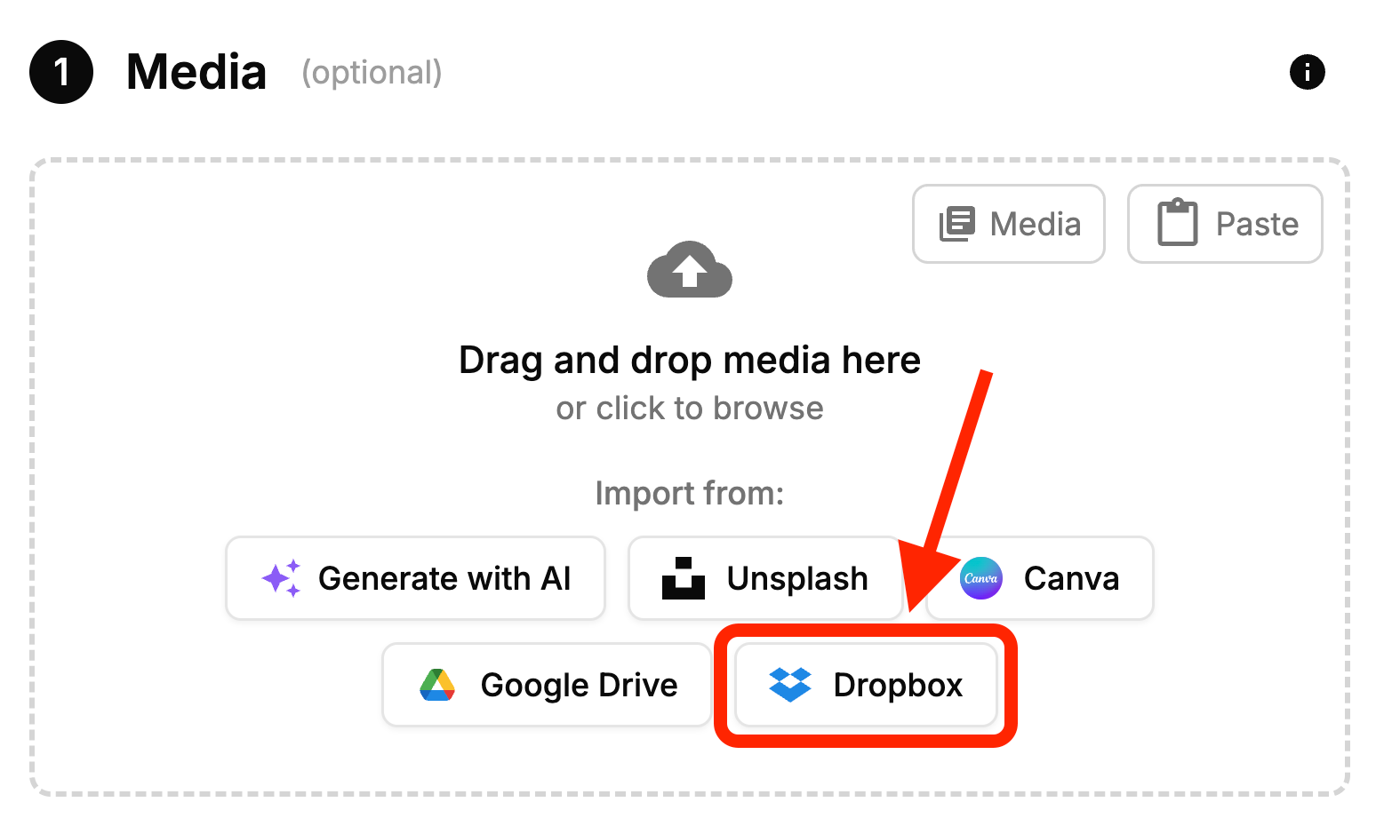 Dropbox Integration